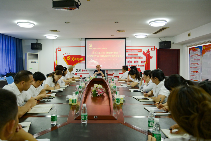 集團公司黨委委員、紀委書記陳洪鵠到物業(yè)公司講黨課
